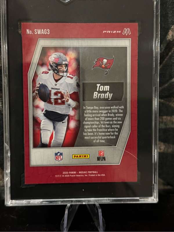 2020 Panini Mosaic - Tom Brady Swagger Prizm - Tampa Bay Buccaneers