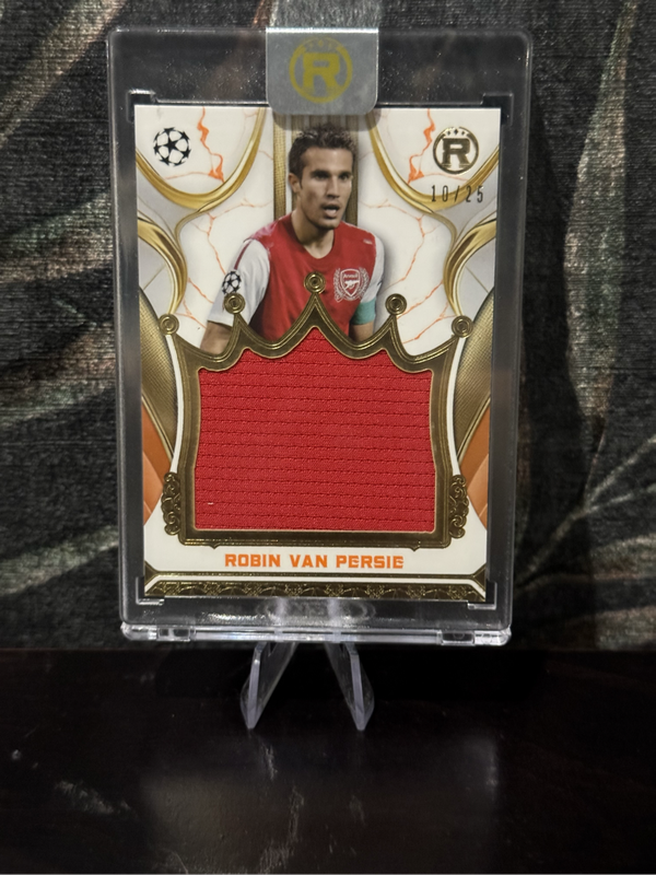 2025 Topps Reverence - Robin Van Persie Jumbo Relic (Match-Worn) 10/25 - Arsenal