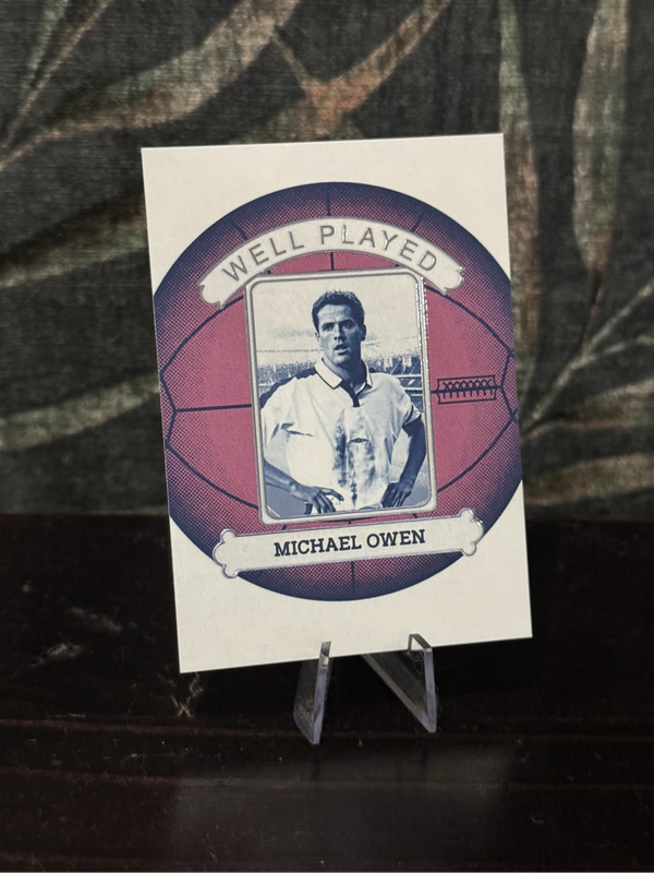 2024 Futera - Michael Owen Well Played 06/09 - England