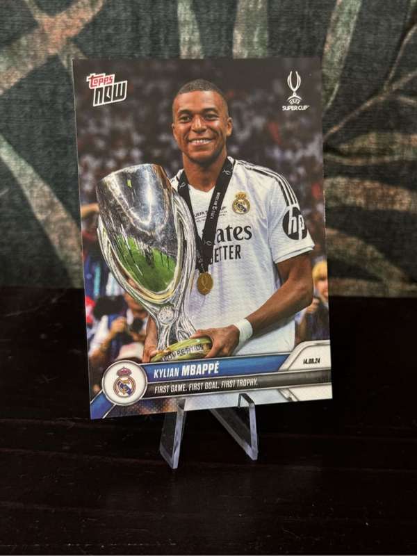 2024 Topps Now - Kylian Mbappe - First Game, First Goal, First Trophy - Real Madrid