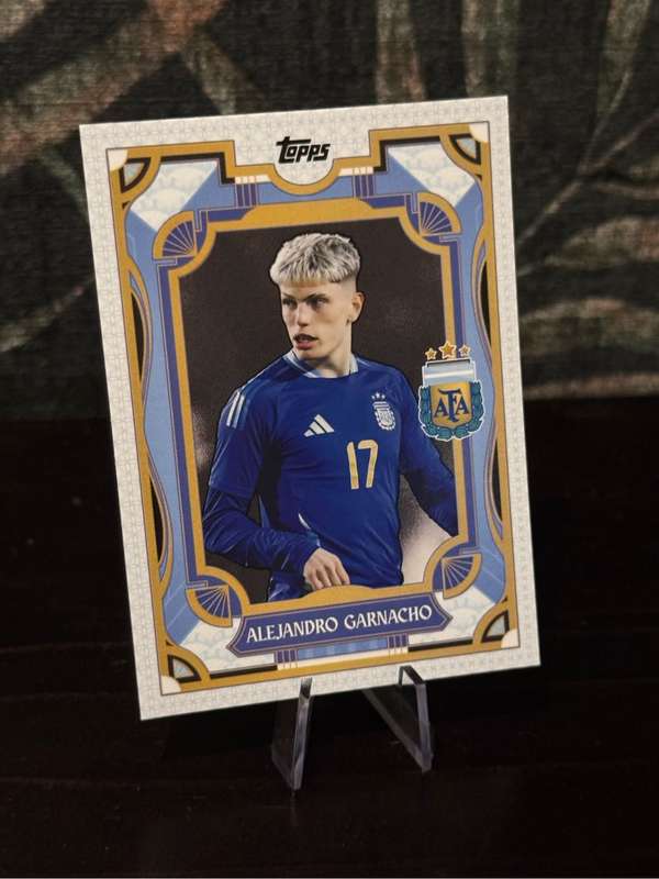 2024-24 Topps Argentina Team Set - Garnacho Base Card