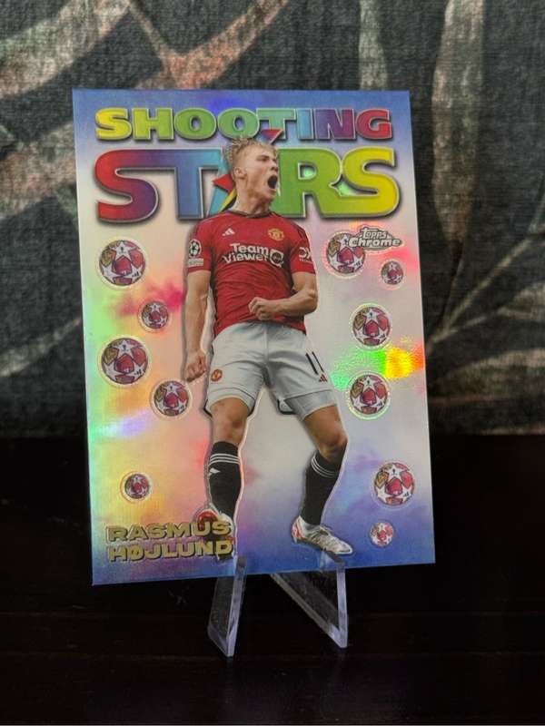2024 Topps Chrome - Rasmus Højlund Shooting Stars - Man United