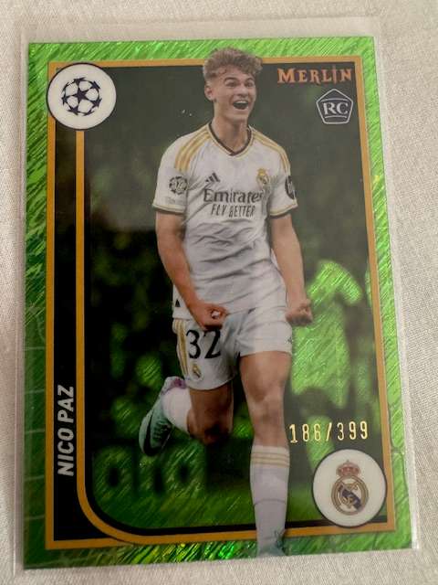 Real Madrid Bundle Lots (Paz 186/399, Modric, Guler, Enrick RC, Rudiger)