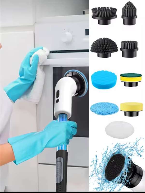 9 in 1 Wireless electrical multifunctional cleaning brush