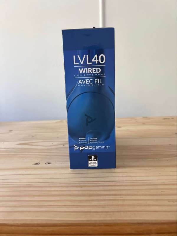 PDP Gaming LVL40 Wired Stereo Headset for PS4/PS5 Headphones