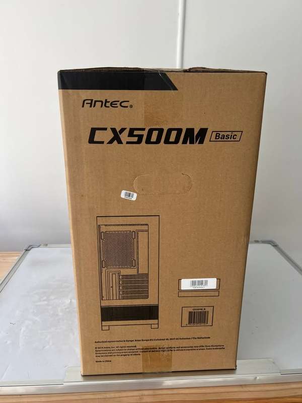 Antec CX500M Basic ATX Mid-Tower Gaming Chassis, Black