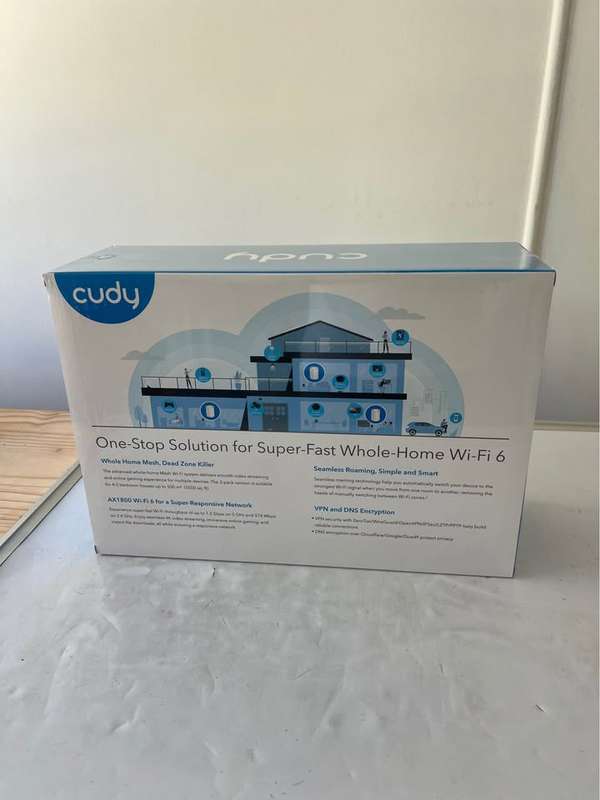 Cudy: Dual Band WiFi 6 1800Mbps Gigabit Mesh 3 Pack | M1800 (3-Pack)