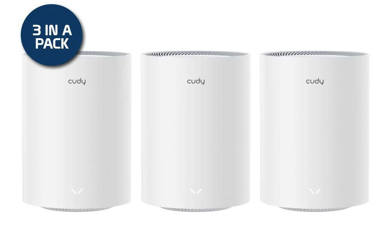 Cudy: Dual Band WiFi 6 1800Mbps Gigabit Mesh 3 Pack | M1800 (3-Pack)