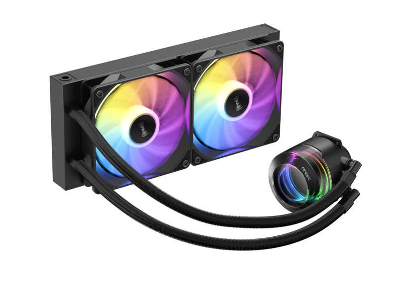 Antec VORTEX LUM 240 ARGB AIO CPU Liquid Cooler  Black