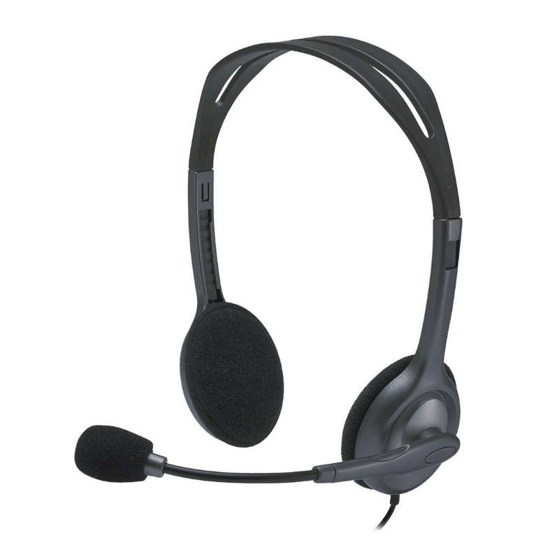 Logitech H111 Stereo Headset with Noise-cancelling Microphone