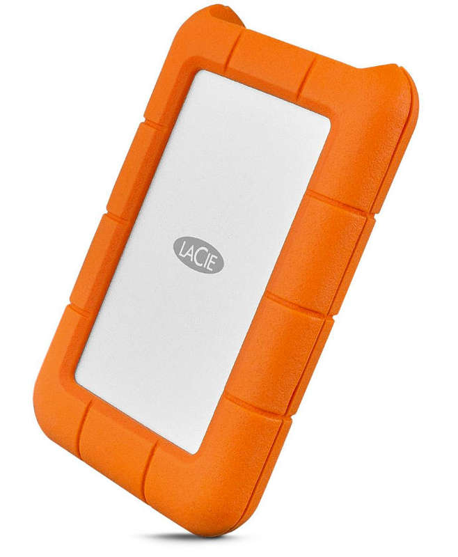 LaCie 1TB 2.5" Rugged External Hard Drive USB-C
