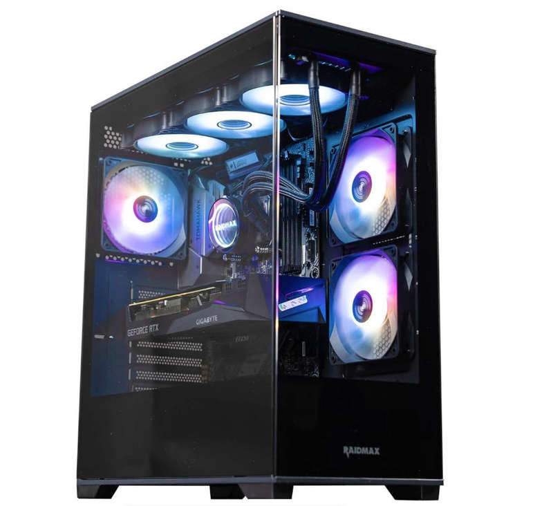 Raidmax Infinita i801 E-ATX ARGB Gaming Chassis - Black