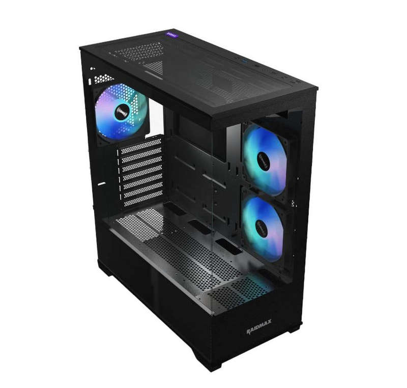 Raidmax Infinita i801 E-ATX ARGB Gaming Chassis - Black