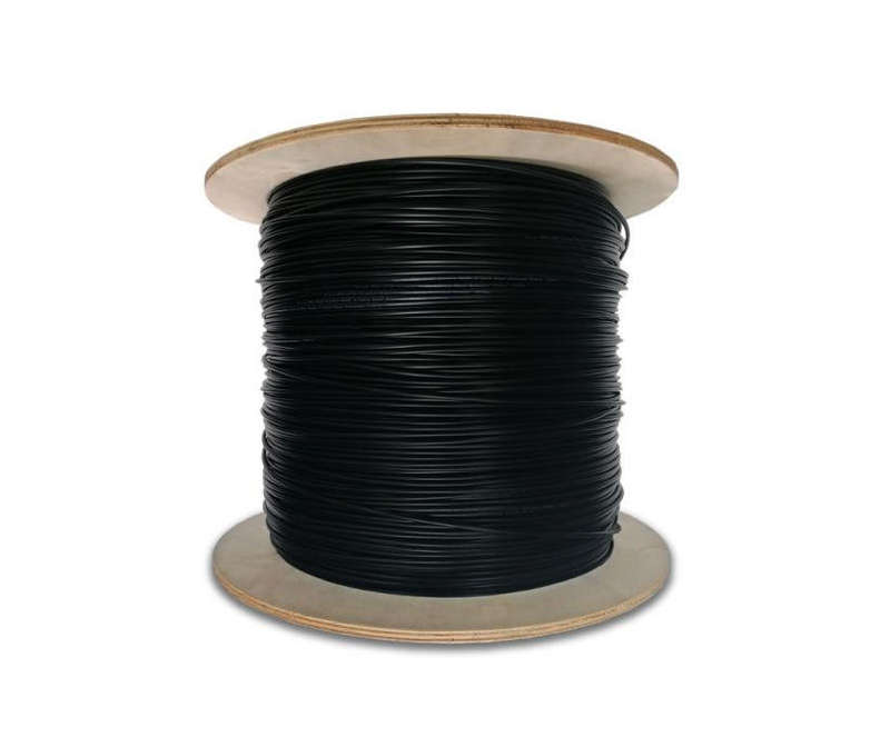 Scoop Fibre Outdoor 2 Core Dual Purpose Drop Cable 1km