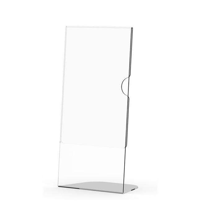 Acrylic Menu Holder - Single Sided - 1-3rd (DL) A4 - Box 5