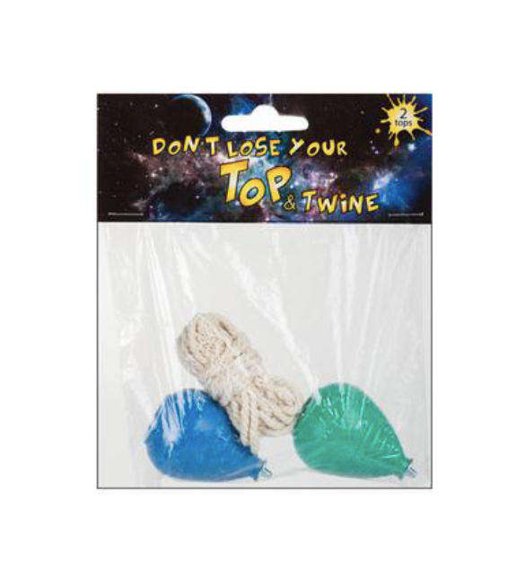 Don't Lose Your Top And Twine- Assorted Tops And Strings 3 Piece- Pack Of 2