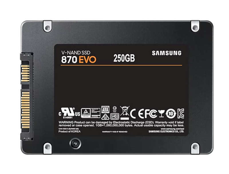 Samsung 870 EVO SATA 2.5" SSD 250GB