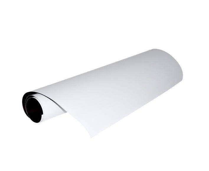 Magnetic Flexible Sheet - 0.6mm x 1m x 610mm - White
