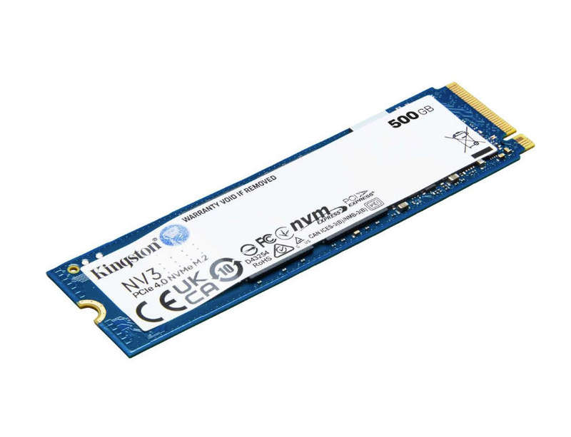 Kingston NV3 500GB M.2 2280 PCIe 4.0 NVMe SSD