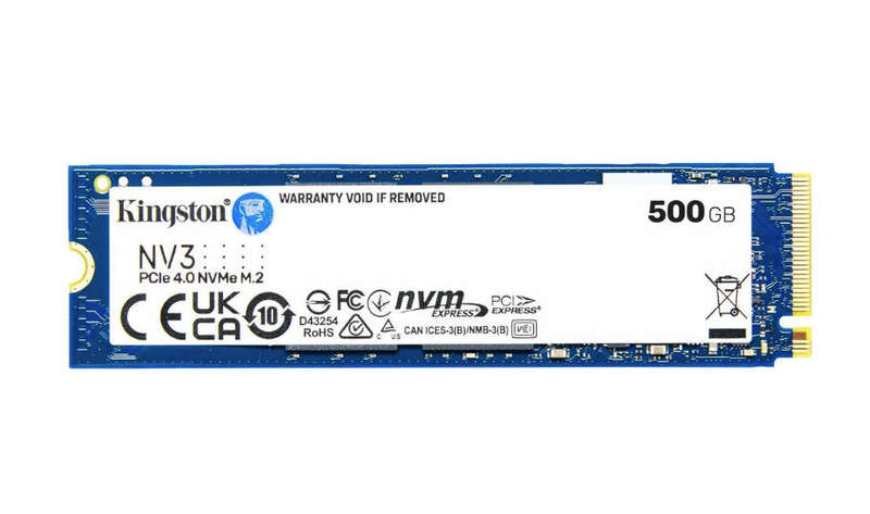 Kingston NV3 500GB M.2 2280 PCIe 4.0 NVMe SSD