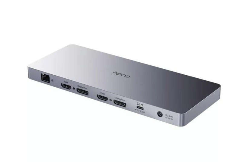 Cudy Dual 4K 10Gbps USB-A & USB-C Gigabit Ethernet Docking Station