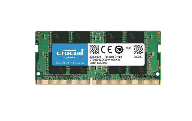 Crucial 16Gb 3200Mhz Ddr4 Sodimm Notebook Memory