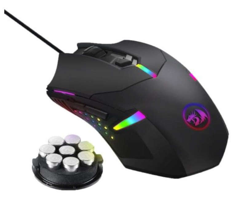 Redragon CENTROPHORUS2 7200DPI RGB Gaming Mouse - Black