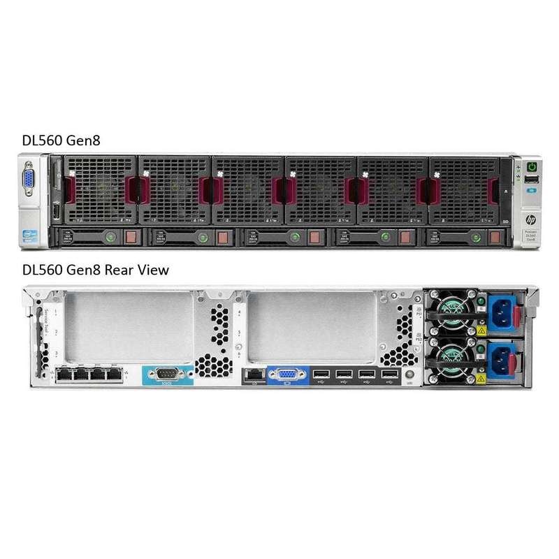 HP Proliant DL560 G8 - 4 x Intel Xeon 10 Core CPU's - 512GB Ram