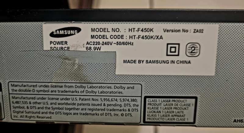 Samsung Blu Ray Surround Sound Player