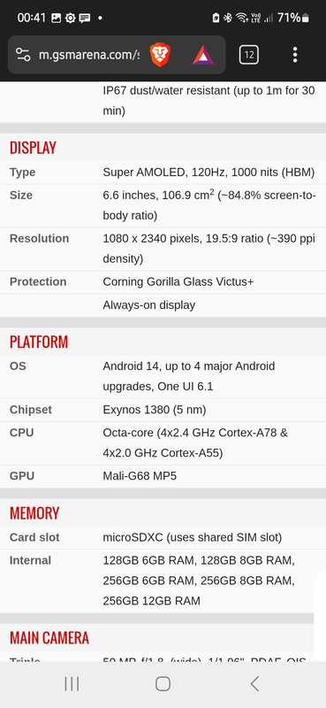 Samsung A35 5g