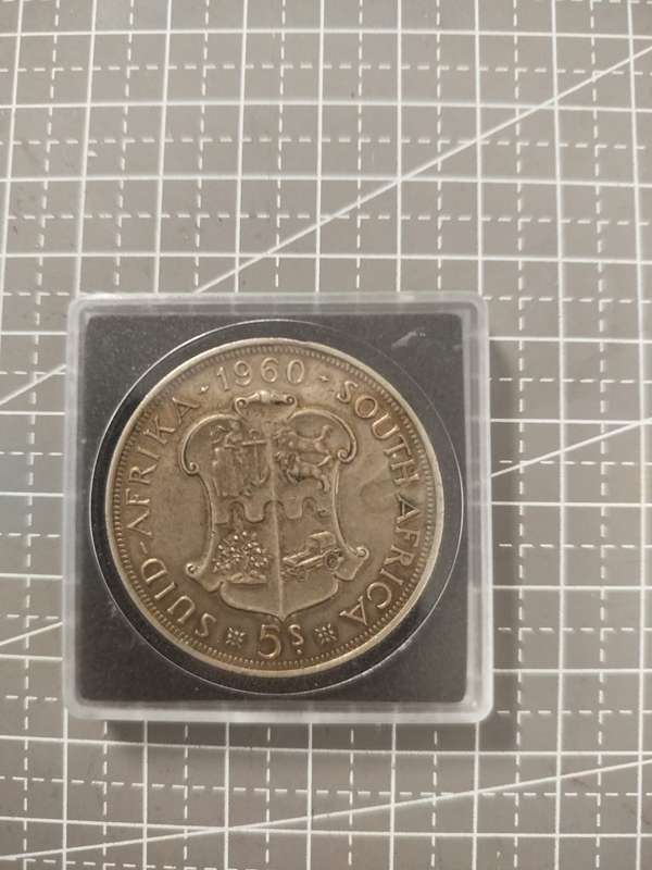 1960 South Africa 5 Shillings (Union Commemorative Crown)