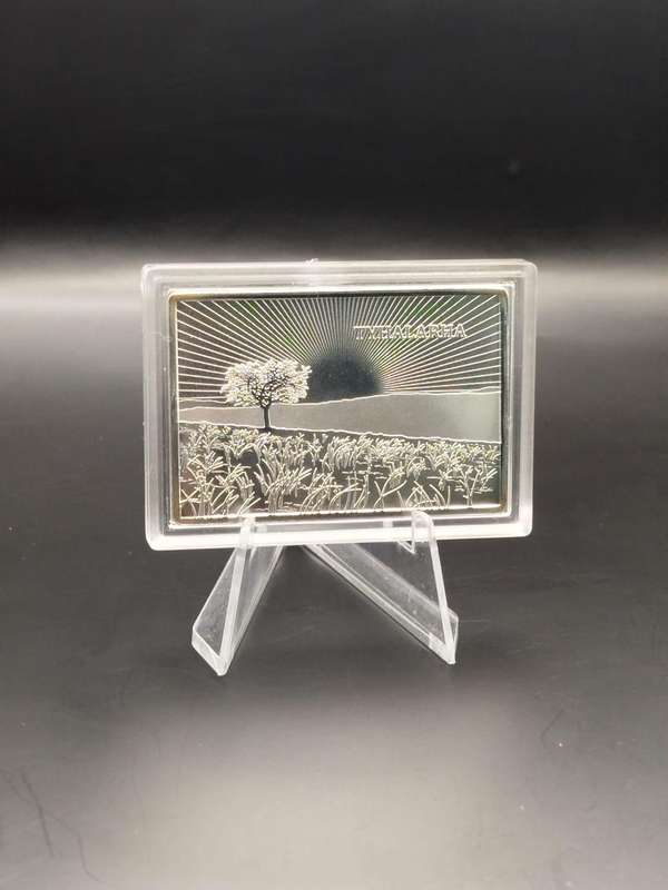  Nelson Mandela AAH! DALIBHUNGA Silver Bar & Stamp Tribute Set | XRF Verified 92.27% Silver |