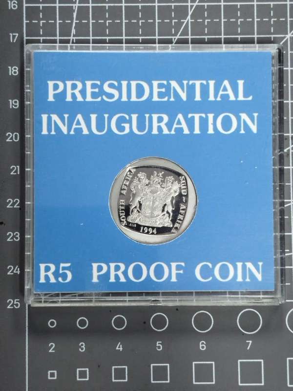  Mandela Commemorative Combo  1994 Inauguration R5 Proof + 2018 R50 Centenary UNC | Rare Legacy