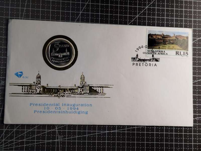  Mandela Legacy Collector Combo  6 Coins + Historic FDC