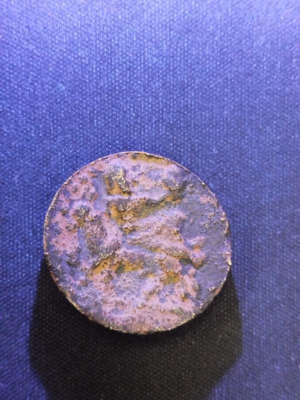 Roman Provincial Bronze Coin  Herakles Bust with Olive Wreath