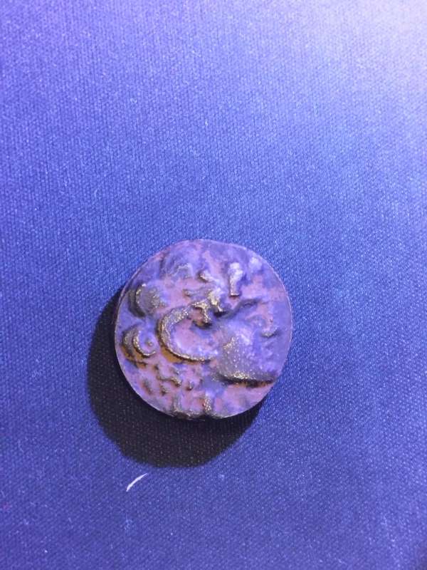 Roman Provincial Bronze Coin  Herakles Bust with Olive Wreath