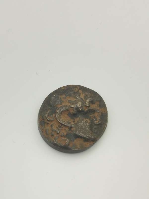 Roman Provincial Bronze Coin  Herakles Bust with Olive Wreath