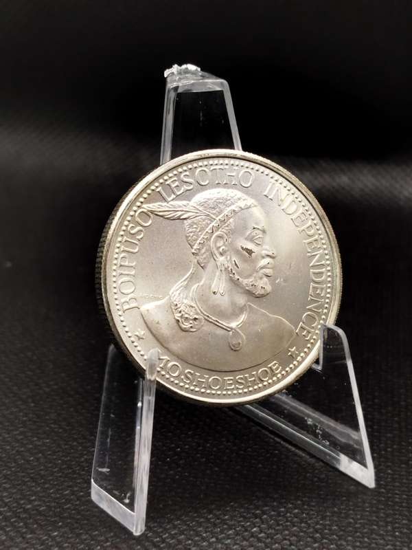 1966 Lesotho 50 Licente Independence Coin