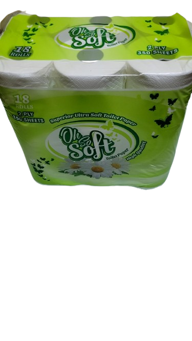 Oh So Soft 2 Ply Toilet Paper Roll (Pack of 18's)
