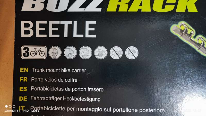 Buzz Rack Beetle 3 bicycle carrier