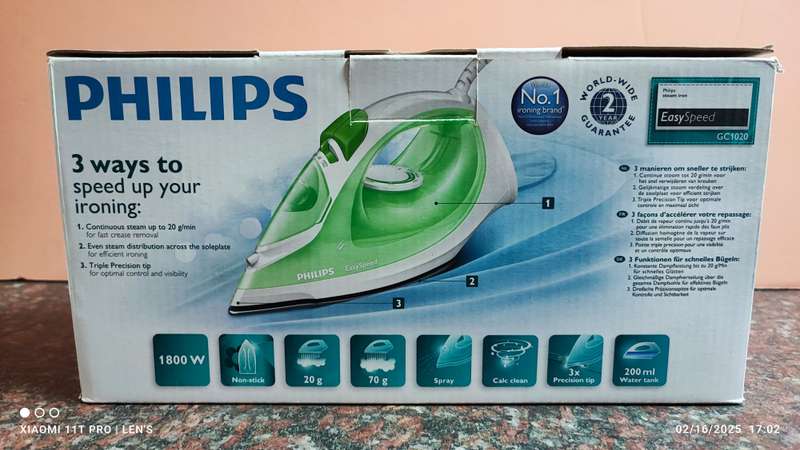 Philips  EasySpeed Steam Iron  GC1020