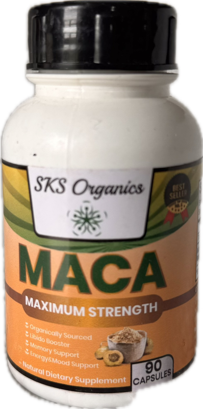 Organic Maca Root - 90 Capsules