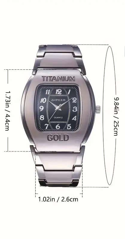 Men's Fashion Temperament Alloy Quartz Watch