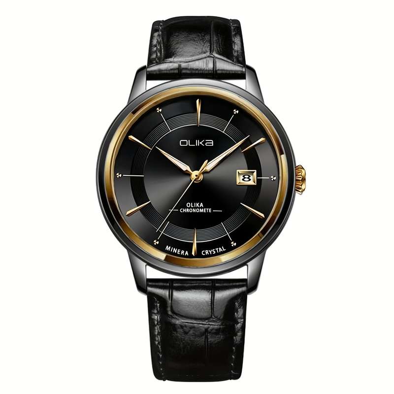 OLIKA Men's Casual Large Dial Watch