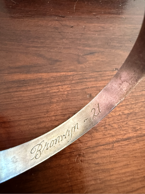 925 silver 10mm bangle