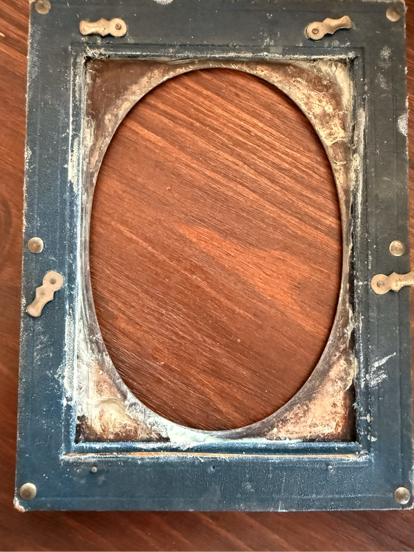 Antique silver picture frame (Japan)