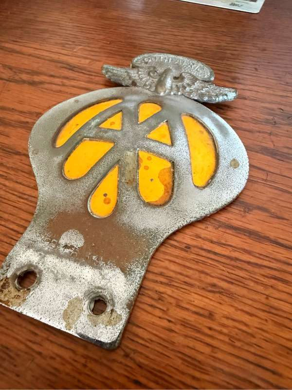 Vintage AA South Africa motor vehicle