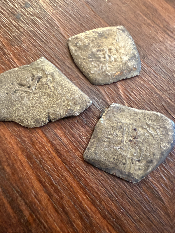 3 Spanish Cob / 8 reales shipwreck Joanna
