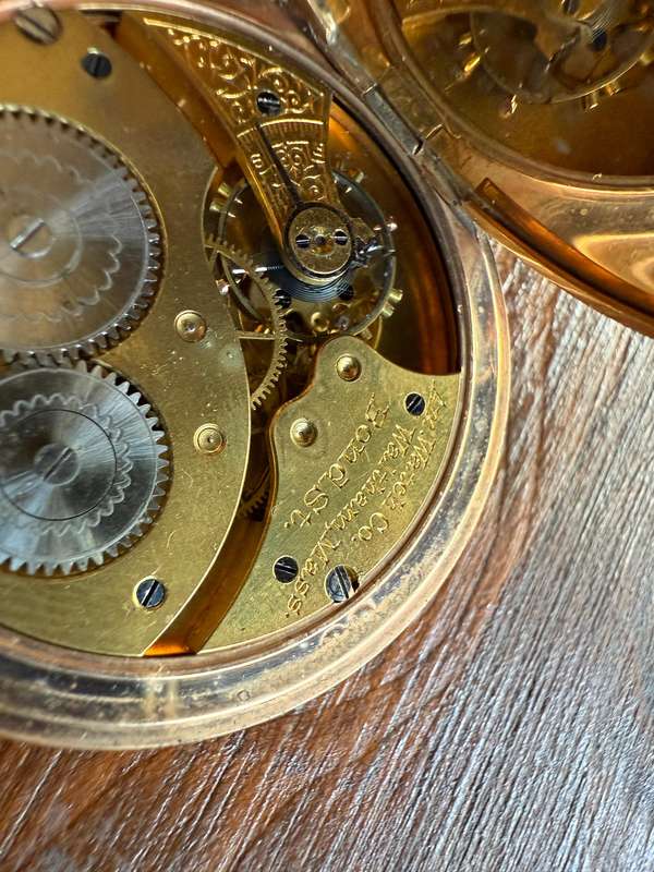 1903 Waltham Pocket watch 12901581 X Bond St. AM Watch Company STERLING SILVER