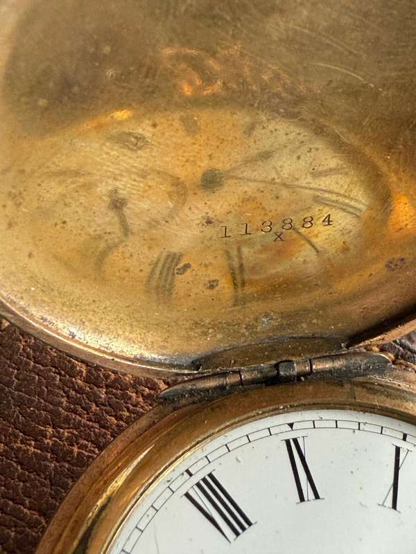 1903 Waltham Pocket watch 12901581 X Bond St. AM Watch Company STERLING SILVER